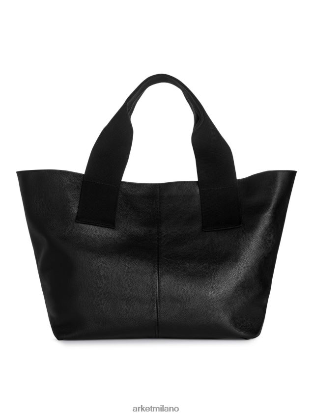 borse esso ARKET unisex borsa in pelle nero 6F0F6L753