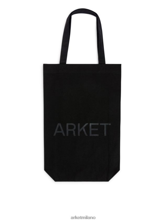 borse esso ARKET unisex borsa in tela nero 6F0F6L747