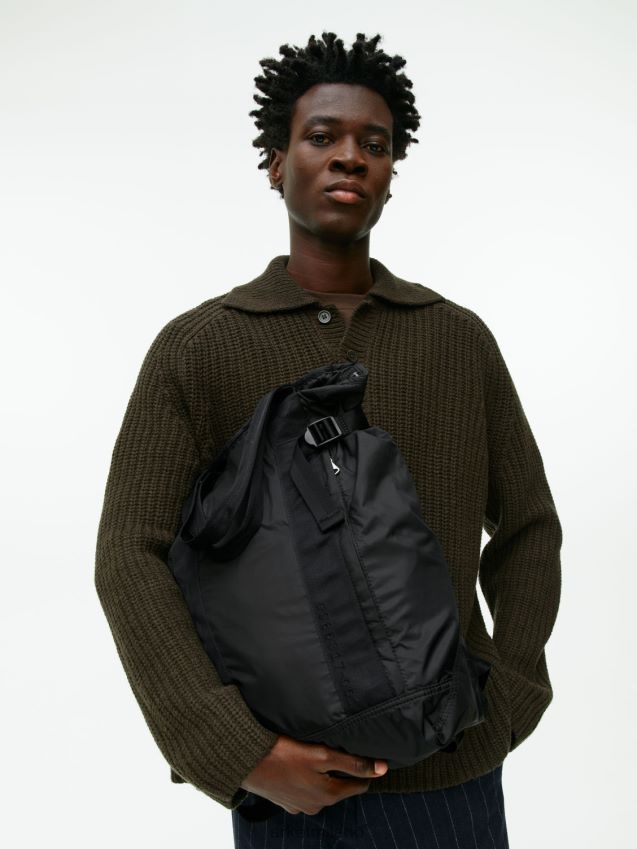 borse esso ARKET unisex zaino ripiegabile a 2 vie nero 6F0F6L1289