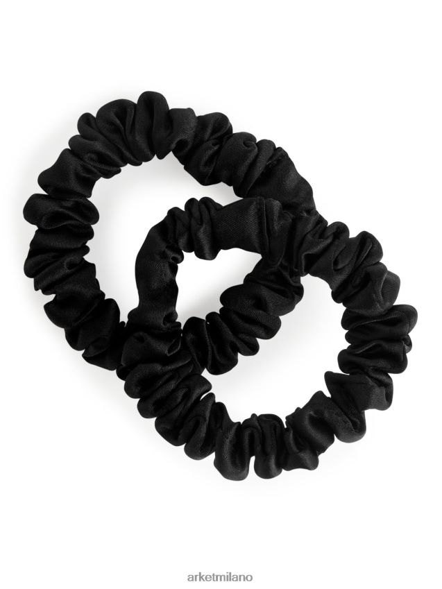Accessori esso ARKET donne elastici di seta nero 6F0F6L876