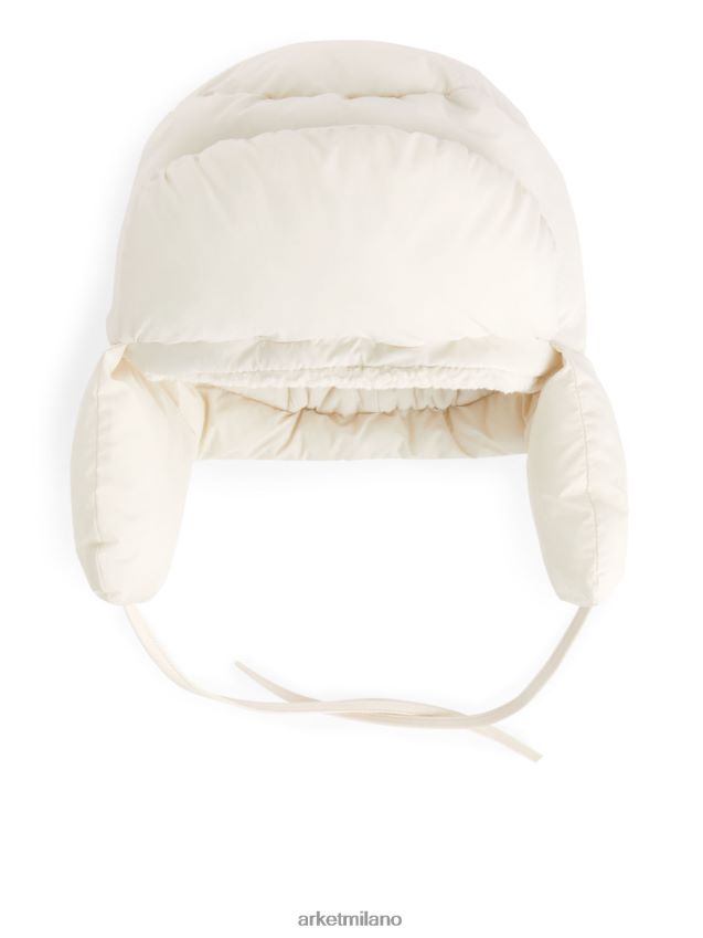 Accessori esso ARKET donne cappello da cacciatore imbottito bianco 6F0F6L885