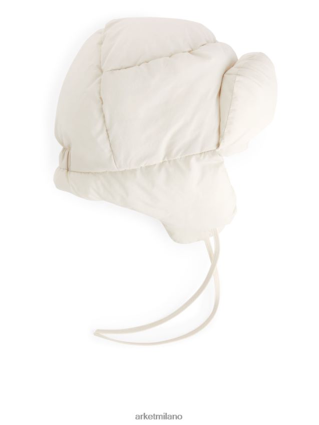 Accessori esso ARKET donne cappello da cacciatore imbottito bianco 6F0F6L885