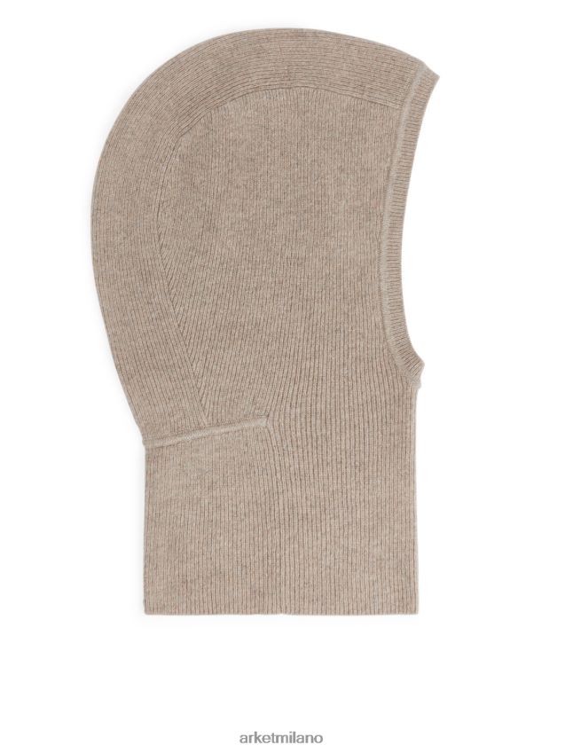 Accessori esso ARKET donne cappuccio aderente in cashmere beige 6F0F6L892