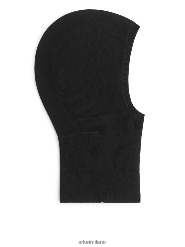 Accessori esso ARKET donne cappuccio aderente in cashmere nero 6F0F6L903
