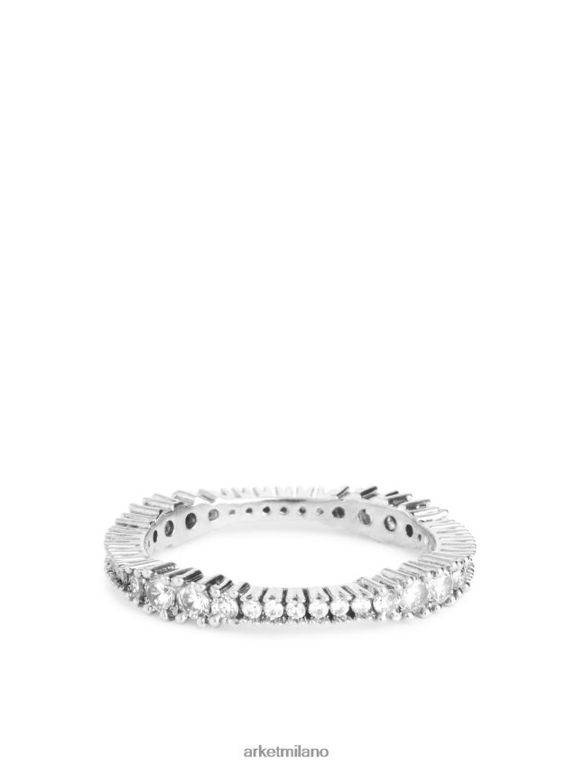 Accessori esso ARKET donne anello di strass argento 6F0F6L796