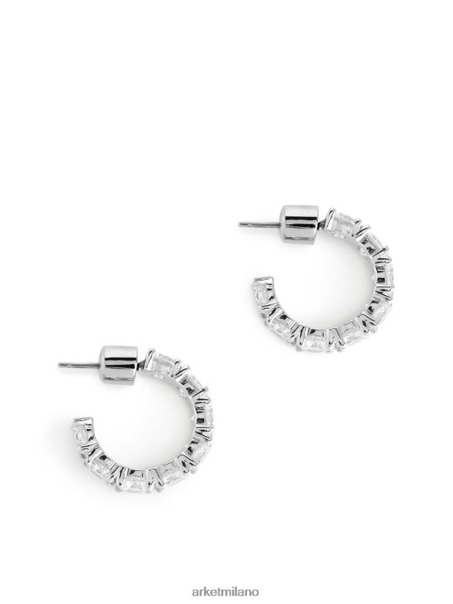 Accessori esso ARKET donne cerchi di strass 20 mm argento 6F0F6L799