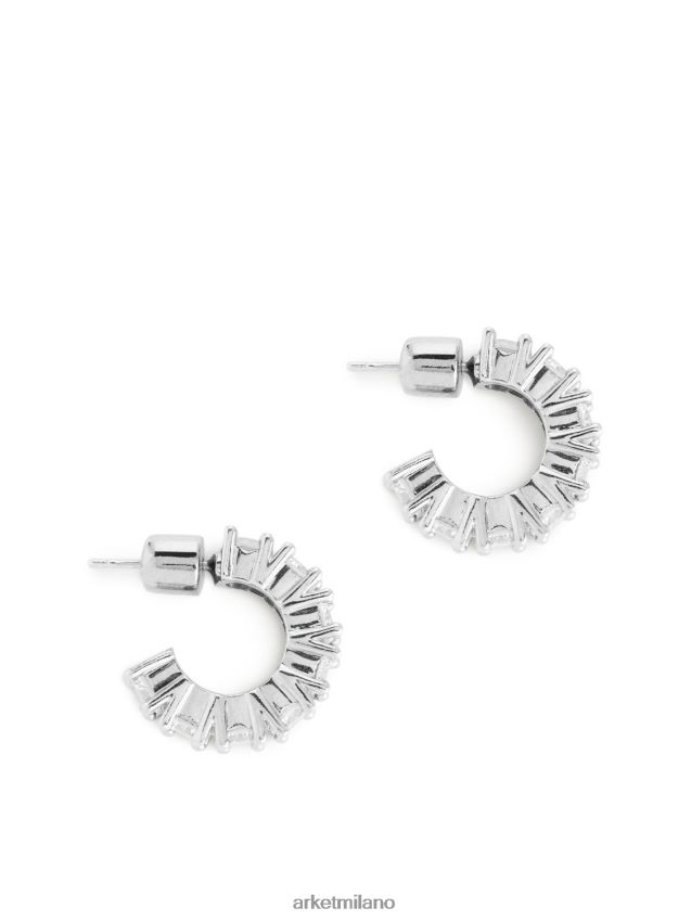 Accessori esso ARKET donne cerchi di strass grossi 20 mm argento 6F0F6L798