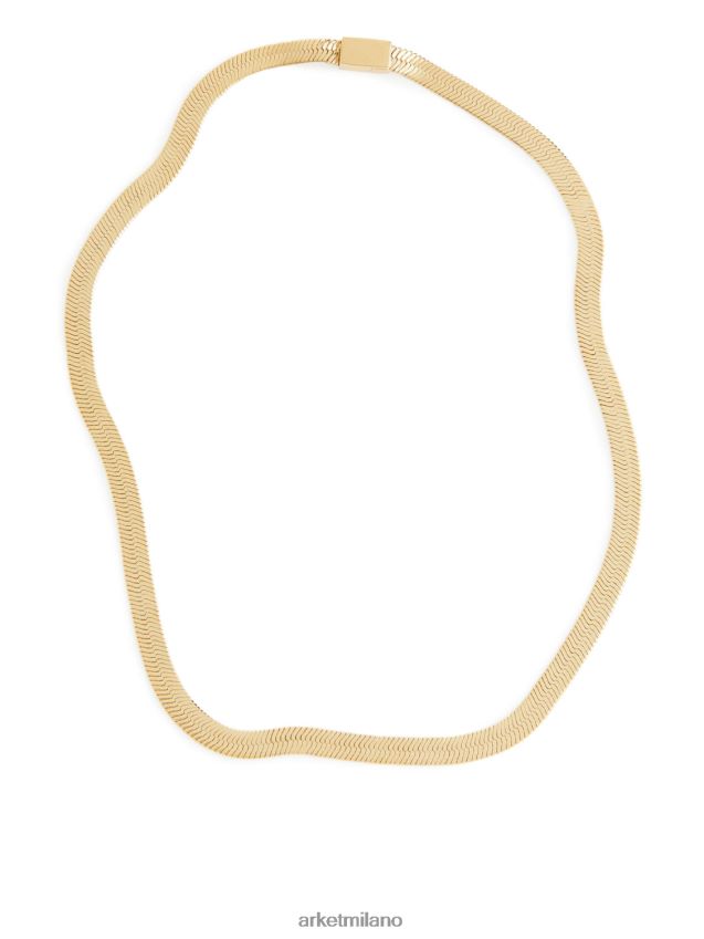 Accessori esso ARKET donne collana a catena placcata oro oro 6F0F6L782