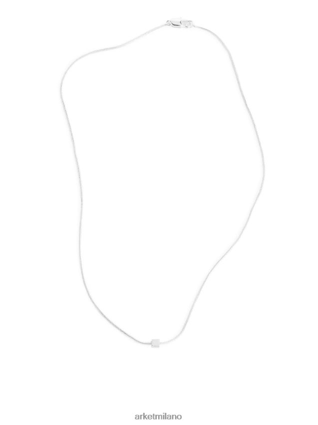Accessori esso ARKET donne delicata collana a catena placcata in argento argento 6F0F6L806