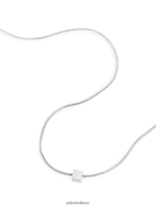 Accessori esso ARKET donne delicata collana a catena placcata in argento argento 6F0F6L806