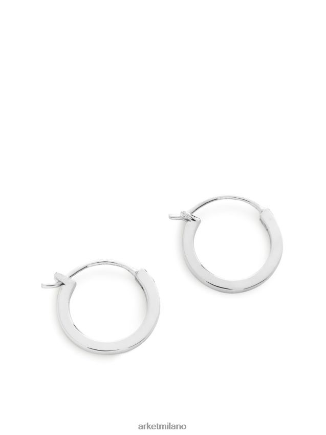 Accessori esso ARKET donne orecchini a cerchio in argento sterling 17 mm argento 6F0F6L788