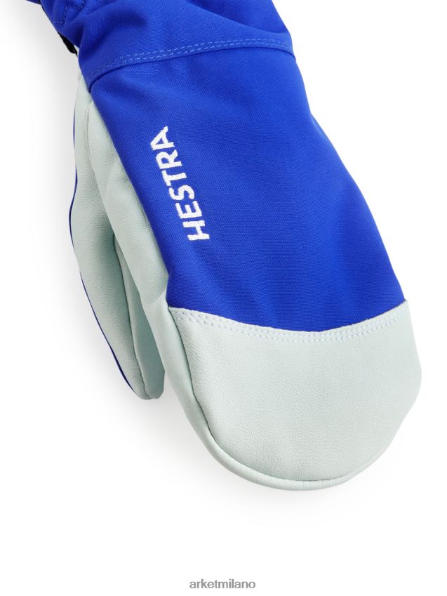 Accessori esso ARKET donne Guanti da sci in pelle Hestra Army blu brillante/bianco 6F0F6L883