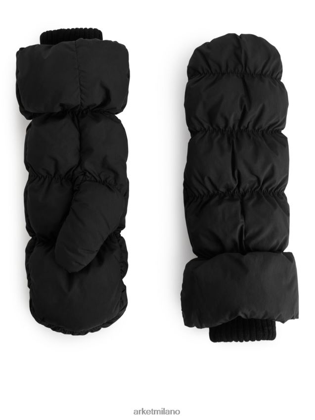 Accessori esso ARKET donne guanti in giù nero 6F0F6L900