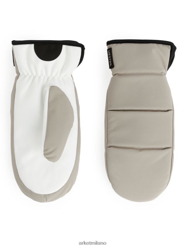Accessori esso ARKET donne guanto ad arco hestra beige/bianco 6F0F6L884