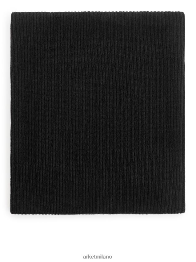 Accessori esso ARKET donne scaldacollo in misto cashmere nero 6F0F6L845
