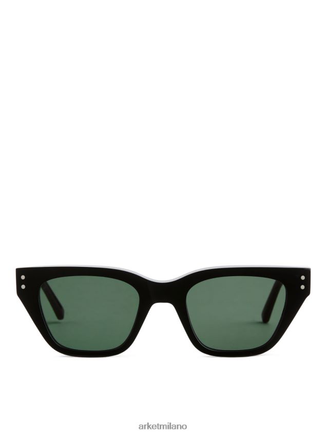 Accessori esso ARKET donne occhiali da sole memphis monokel eyewear lente solida nero/verde 6F0F6L812
