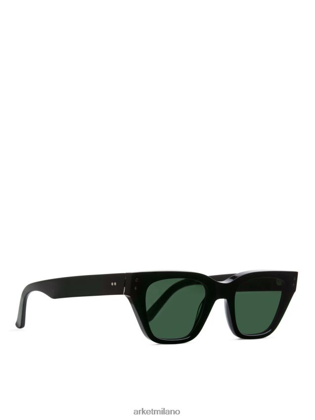 Accessori esso ARKET donne occhiali da sole memphis monokel eyewear lente solida nero/verde 6F0F6L812