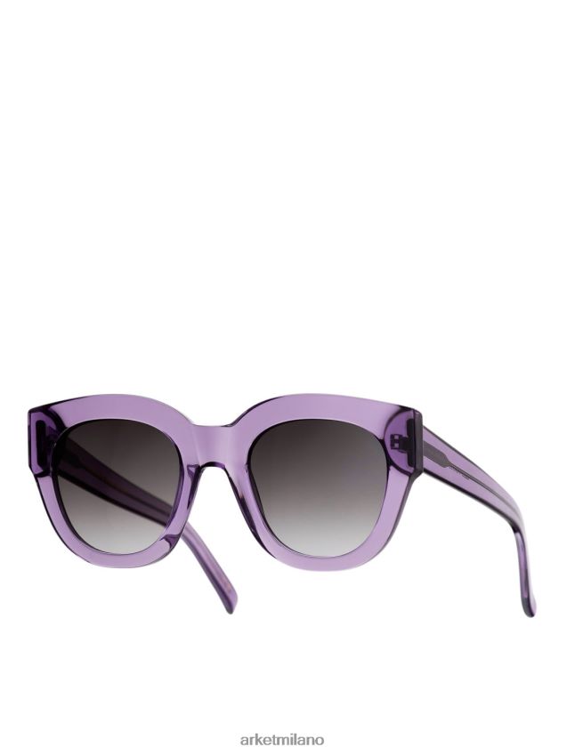 Accessori esso ARKET donne occhiali da sole monokel eyewear cleo lente sfumata lilla/grigio 6F0F6L815