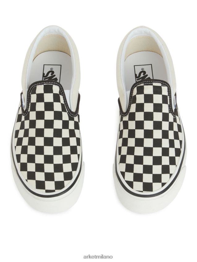 calzature esso ARKET donne vans ua scarpe classiche slip-on nero bianco 6F0F6L662