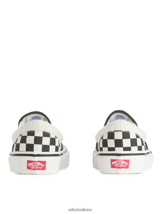calzature esso ARKET donne vans ua scarpe classiche slip-on nero bianco 6F0F6L662