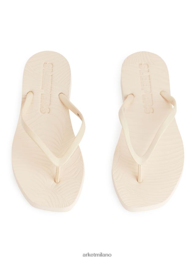 calzature esso ARKET donne infradito affusolate traversine zabaione 6F0F6L708