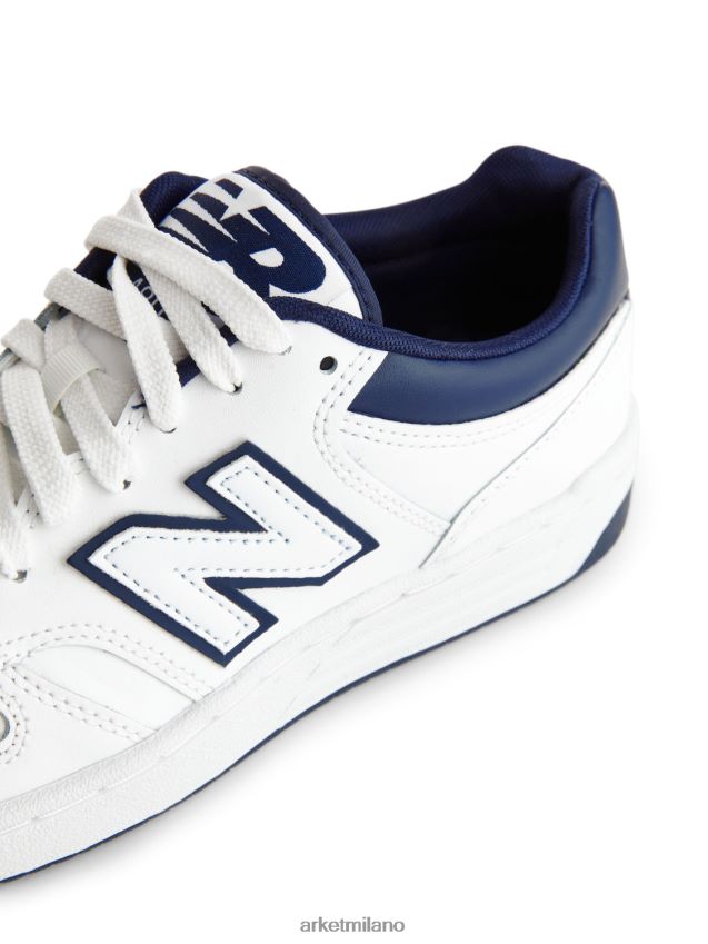 calzature esso ARKET donne scarpe da ginnastica new balance 480 bianco blu 6F0F6L658