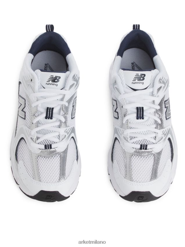 calzature esso ARKET donne scarpe da ginnastica new balance 530 bianco/indaco 6F0F6L655