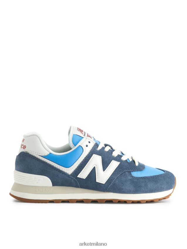 calzature esso ARKET donne scarpe da ginnastica new balance 574 blu 6F0F6L677