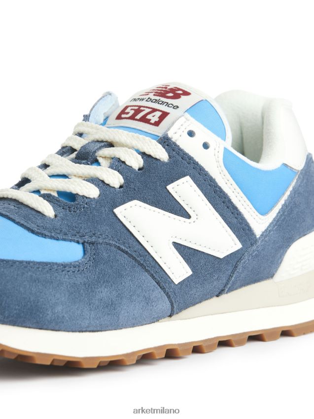 calzature esso ARKET donne scarpe da ginnastica new balance 574 blu 6F0F6L677