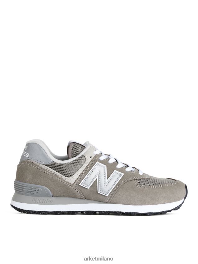 calzature esso ARKET donne scarpe da ginnastica new balance 574 verde foglia grigio 6F0F6L652