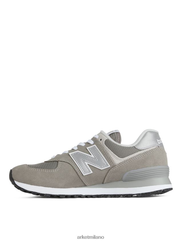 calzature esso ARKET donne scarpe da ginnastica new balance 574 verde foglia grigio 6F0F6L652