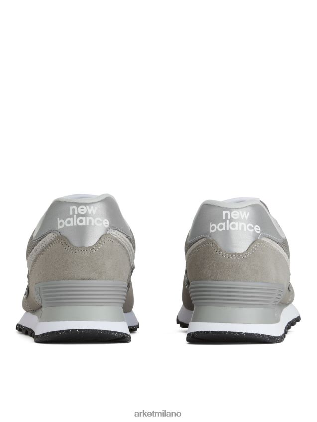 calzature esso ARKET donne scarpe da ginnastica new balance 574 verde foglia grigio 6F0F6L652