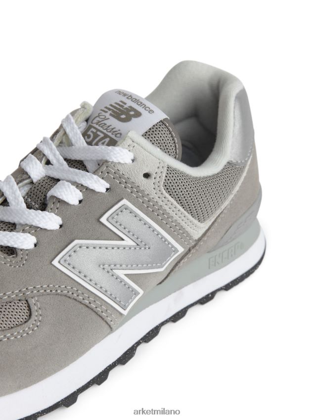 calzature esso ARKET donne scarpe da ginnastica new balance 574 verde foglia grigio 6F0F6L652