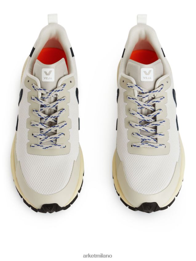 calzature esso ARKET donne scarpe da ginnastica veja dekkan bianco/beige 6F0F6L668