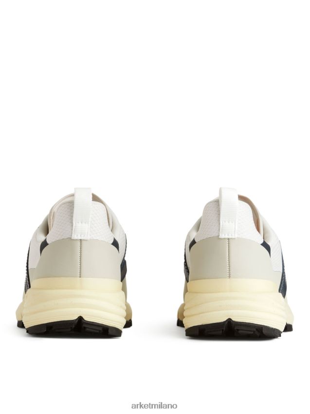 calzature esso ARKET donne scarpe da ginnastica veja dekkan bianco/beige 6F0F6L668