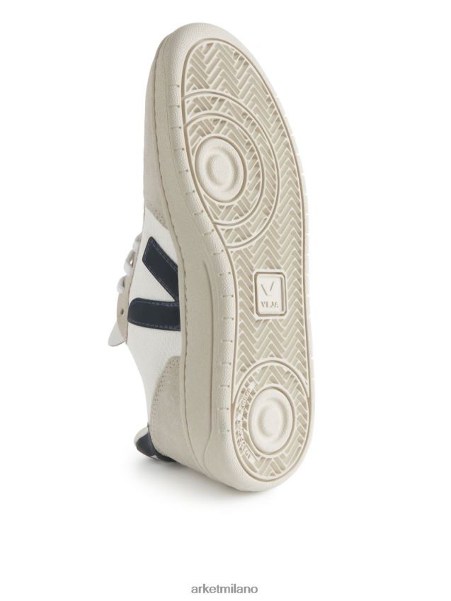 calzature esso ARKET donne scarpe da ginnastica veja v-10 bianco blu 6F0F6L676