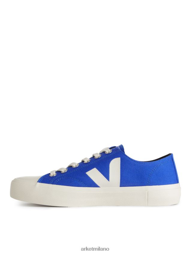 calzature esso ARKET donne scarpe da ginnastica veja wata blu acceso 6F0F6L664