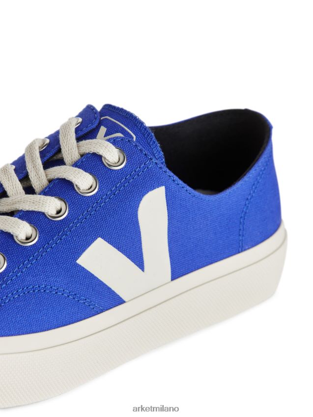 calzature esso ARKET donne scarpe da ginnastica veja wata blu acceso 6F0F6L664