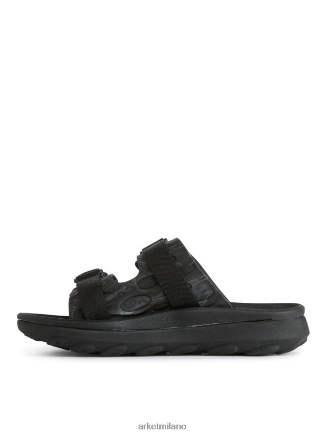 calzature esso ARKET donne Sandali Merrell Hut ultra avvolgenti nero 6F0F6L665