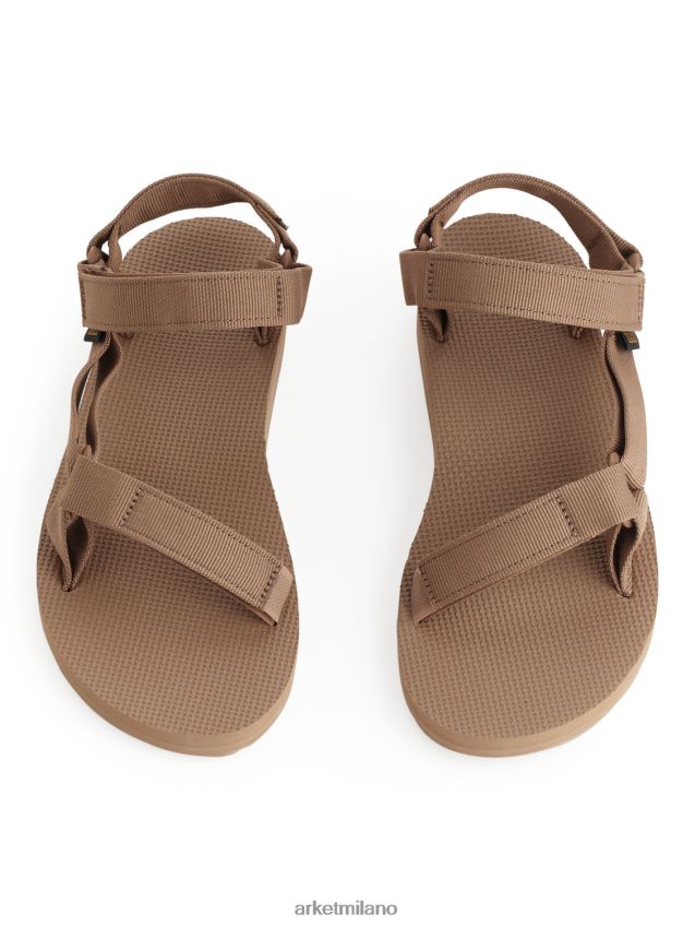 calzature esso ARKET donne sandali universali originali teva Marrone chiaro 6F0F6L644