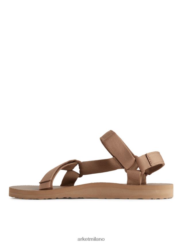 calzature esso ARKET donne sandali universali originali teva Marrone chiaro 6F0F6L644