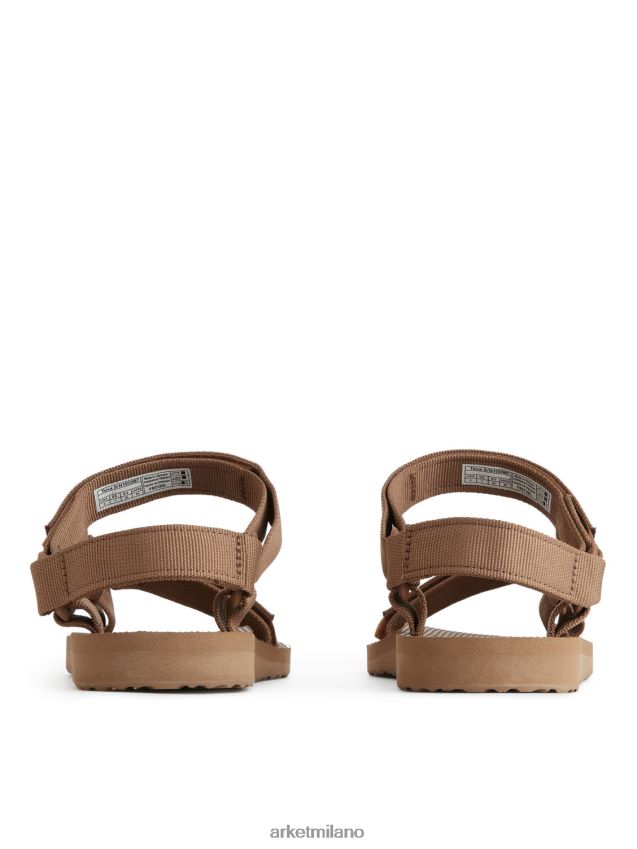 calzature esso ARKET donne sandali universali originali teva Marrone chiaro 6F0F6L644