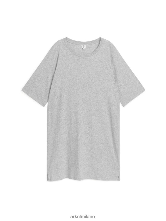 vestiario esso ARKET donne maglietta della biancheria da notte grigio melange 6F0F6L525
