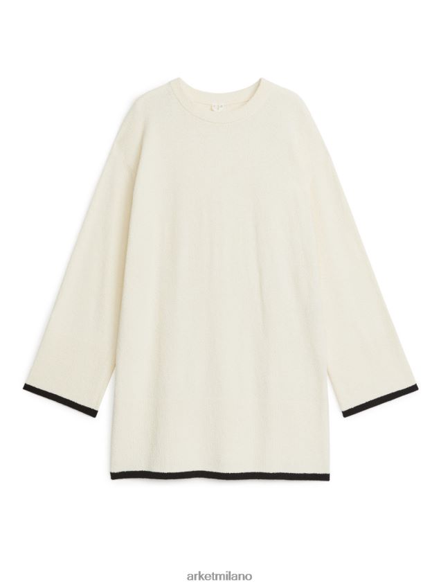 vestiario esso ARKET donne maglione bouclé bianco 6F0F6L418