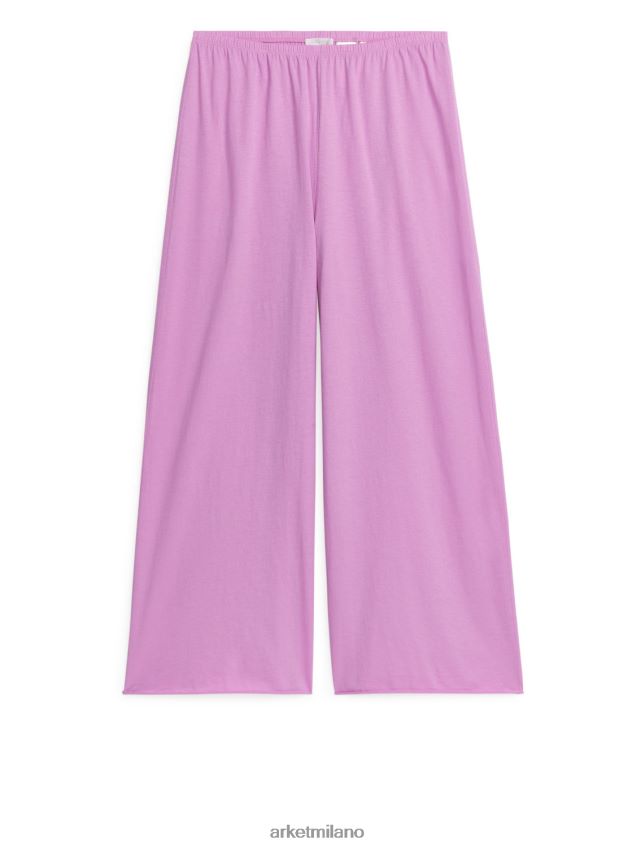 vestiario esso ARKET donne pantaloni del pigiama in cotone rosa 6F0F6L511