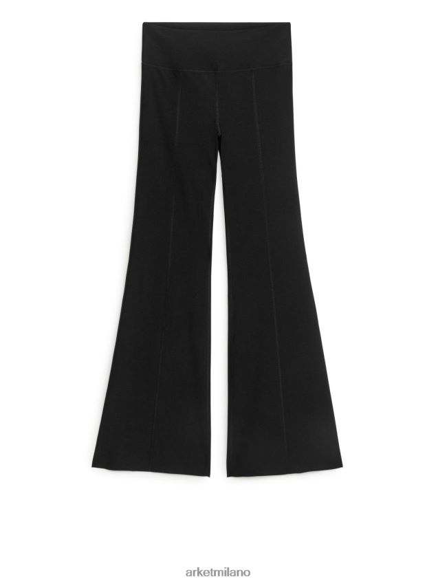 vestiario esso ARKET donne leggings svasati nero 6F0F6L195