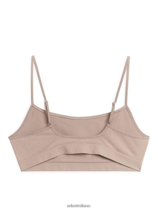 vestiario esso ARKET donne parte superiore morbida senza cuciture beige 6F0F6L540
