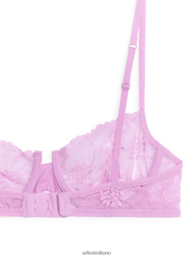 vestiario esso ARKET donne reggiseno con filo di pizzo rosa 6F0F6L549