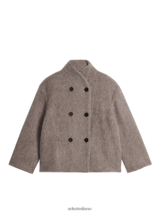 vestiario esso ARKET donne giacca in lana spazzolata neo 6F0F6L476
