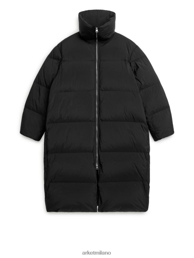 vestiario esso ARKET donne piumino oversize nero 6F0F6L474